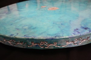 Maria turquesa. Mesa pequeña.